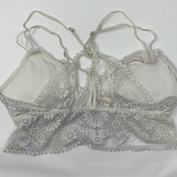 Aerie lace floral intimate bralette bra small - Picture 7 of 7